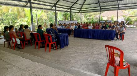 SINERGI UNTUK KELUARGA SEJAHTERA : PPK DESA MUNDUK BESTALA GELAR RAPAT RUITN